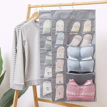 Load image into Gallery viewer, Dual Sided Wall Shelf Wardrobe Storage Bags