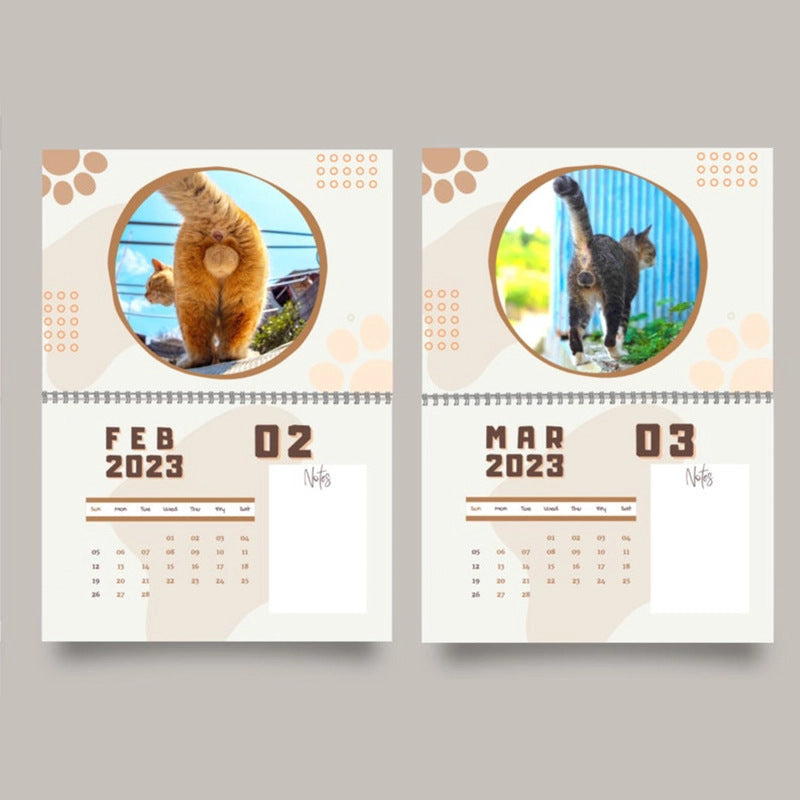 2023 Cats Buttholes-calendar