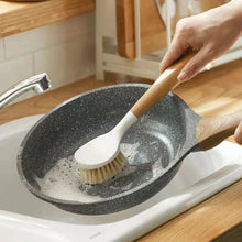 Load image into Gallery viewer, Wooden Handle Pan Brush