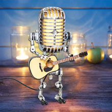 Load image into Gallery viewer, Retro Microphone Robot USB