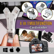 Load image into Gallery viewer, 4-in-1 Portable Memory Card Reader For Phones