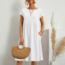 Load image into Gallery viewer, 🔥 Last Day Promotion 50% OFF 🔥Women&#39;s Short Sleeve Cotton And Linen Dress