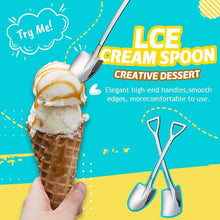 Load image into Gallery viewer, Creative Dessert Ice Cream 304 Stainless Steel Spade Spoon