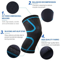 Load image into Gallery viewer, Elastic Knee Brace, Anti Slip Knee Support Compression Sleeves