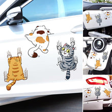 Load image into Gallery viewer, Cute Cat Cartoon Decal Car Stickers, 3 pcs