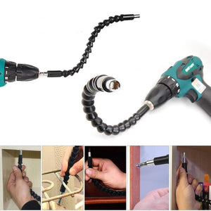 DOMOM Flexible Drill Bit Extension with Screw Drill Bit Holder
