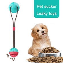 Load image into Gallery viewer, Dog Bite Toy Interactive food leaker toy with Suction Cup