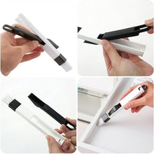 Load image into Gallery viewer, Hand-held Tools Window Track Cleaning Brushes with Dustpan - 3 Sets