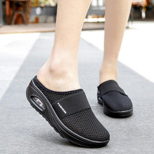 Load image into Gallery viewer, Women&#39;s Mesh Slingback Flat Sandals
