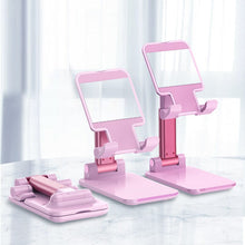 Load image into Gallery viewer, Foldable Desktop Phone Tablet Stand Mobile Desk Holder