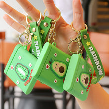 Load image into Gallery viewer, Cute Avocado Keychain