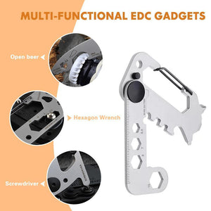 Multi-functional EDC Gadgets Carabiner Emergency Tool
