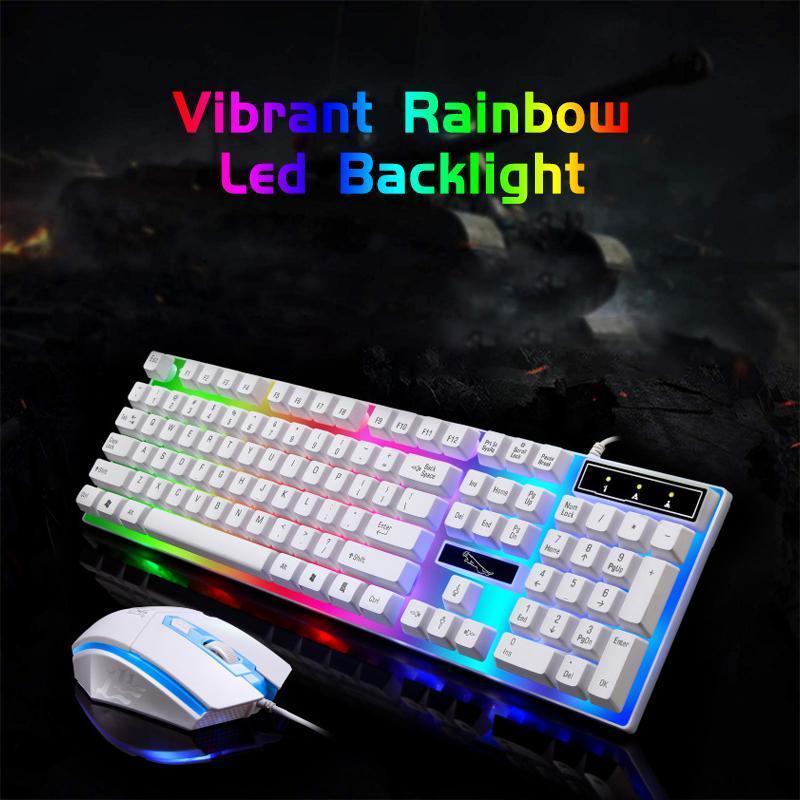 LED Light Keyboard Set