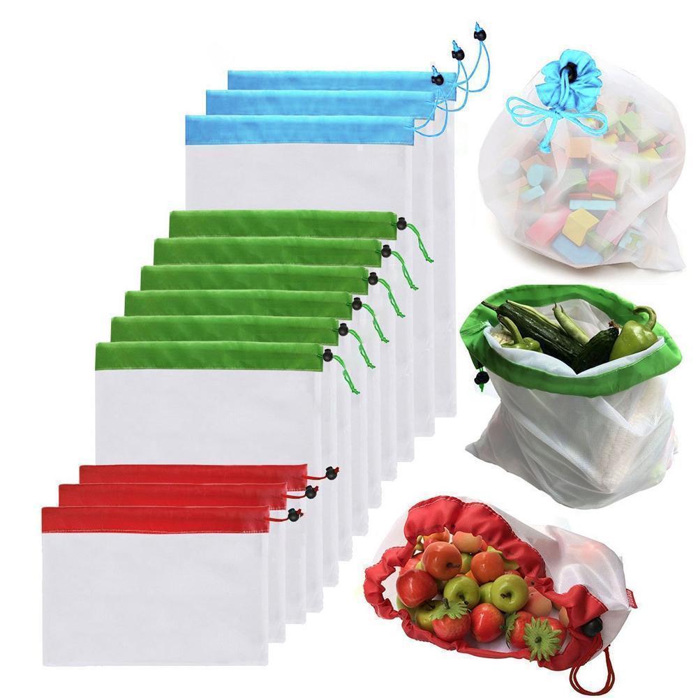 Ecological and Reusable Portable Bag, 12 PCs