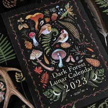 Load image into Gallery viewer, 2023 Dark Forest Lunar Calendar