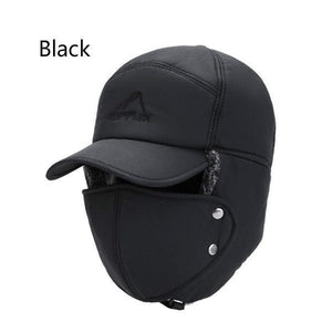 Unisex windproof & warm & ear protection & face protection hat