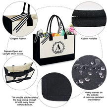 Load image into Gallery viewer, 🎁Perfect Gift-Letter Canvas Bag Women Hit Color Simple Shoulder Shopping Tote Handbag