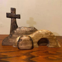 Load image into Gallery viewer, The Empty Tomb Easter Scene and Cross