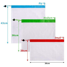 Load image into Gallery viewer, Ecological and Reusable Portable Bag, 12 PCs
