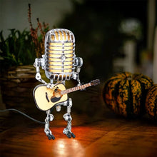 Load image into Gallery viewer, Retro Microphone Robot USB