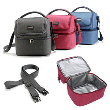 Load image into Gallery viewer, Insulated Double Decker Lunch Bag
