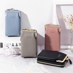 2022 New Fashion Women Phone Bag Solid Crossbody Bag