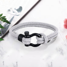 Load image into Gallery viewer, Nautical Braided Rope Bracelet (Gift Card Included)