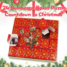 Load image into Gallery viewer, Advent Calendar 2023 Christmas Jigsaw Puzzles