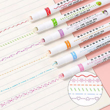 Load image into Gallery viewer, 💖BEST GIFTS FOR KIDS - Dual Tip Pens with 6 Different Curve Shapes Fine Tips