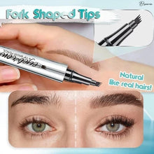 Load image into Gallery viewer, 3D Waterproof Microblading Eyebrow Pen 4 Fork Tip Tattoo Pencil