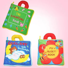 Load image into Gallery viewer, Baby&#39;s Soft Activity Books