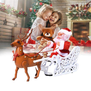 Electric Santa Claus Toys Music Deer