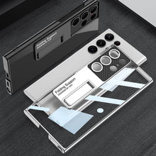 Load image into Gallery viewer, Samsung S23 Plated Stand Phone Case