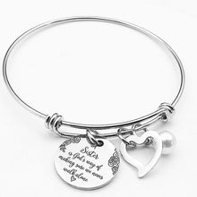 Load image into Gallery viewer, Sister Bracelets Expandable Charm Bangles Christmas Birthday Gifts for Sister Friends