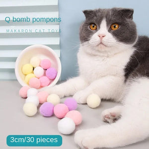 Silent Cat Toy Ball(30pcs)