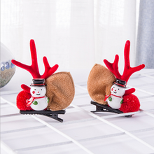 Load image into Gallery viewer, Christmas New Antler Plush Hairpins