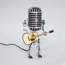 Load image into Gallery viewer, Retro Microphone Robot USB