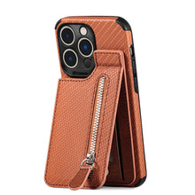 Load image into Gallery viewer, Magnetic Zipper Wallet Cover With Credit Card Holder