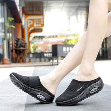 Load image into Gallery viewer, Women&#39;s Mesh Slingback Flat Sandals