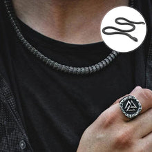 Load image into Gallery viewer, World Serpent Jormungandr Snake Necklace