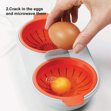 Load image into Gallery viewer, Double Layer Microwave Egg Cooker