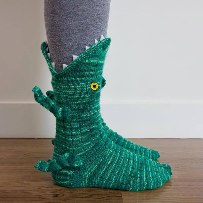 Animal Wool Knitted Socks