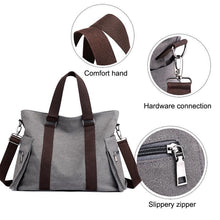 Load image into Gallery viewer, Large Capacity Canvas Handbag Shoulder Bag