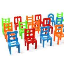 Load image into Gallery viewer, Chairs Stacking Tower Balancing Game