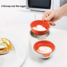 Load image into Gallery viewer, Double Layer Microwave Egg Cooker