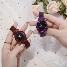 Load image into Gallery viewer, Waterproof Magnetic Starry Galaxy Watch