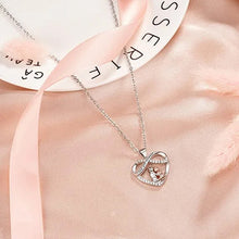 Load image into Gallery viewer, Love You Forever Heart Necklace