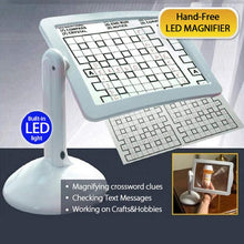 Load image into Gallery viewer, Hand-Free Desktop Magnifier with LED