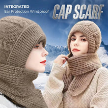 Load image into Gallery viewer, Integrated Ear Protection Windproof Cap Scarf