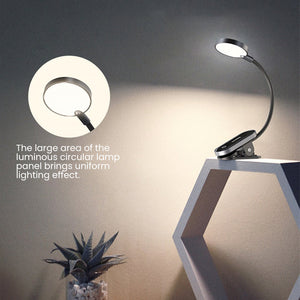 Portable USB Rechargeable LED Touch Lamp with Clip